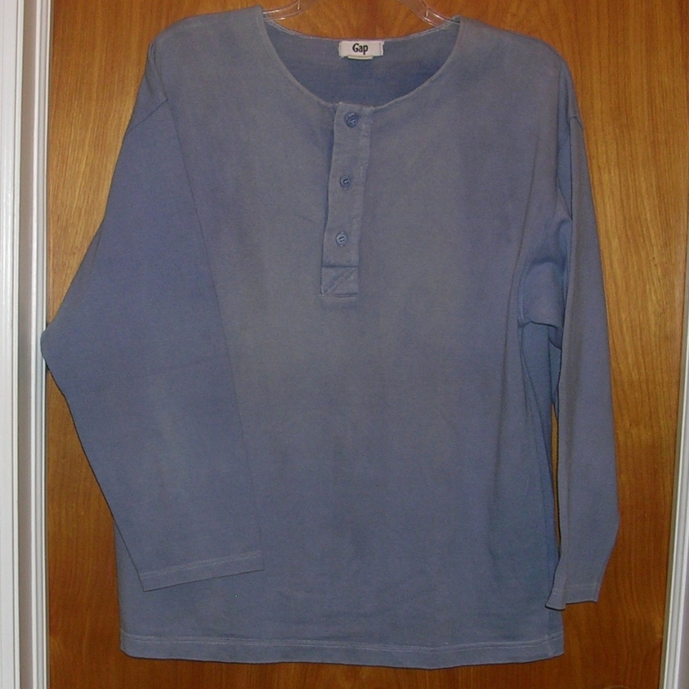 Vintage Cotton Gap Shirt, Dyed Blue, Mens/Unisex?